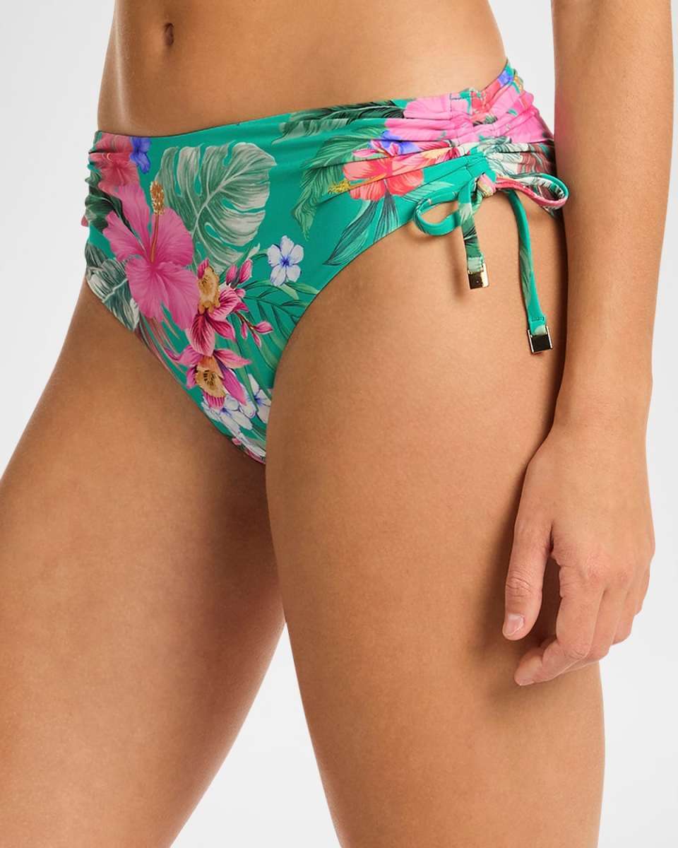 Pacifico Mid Drawstring Bikini Bottoms